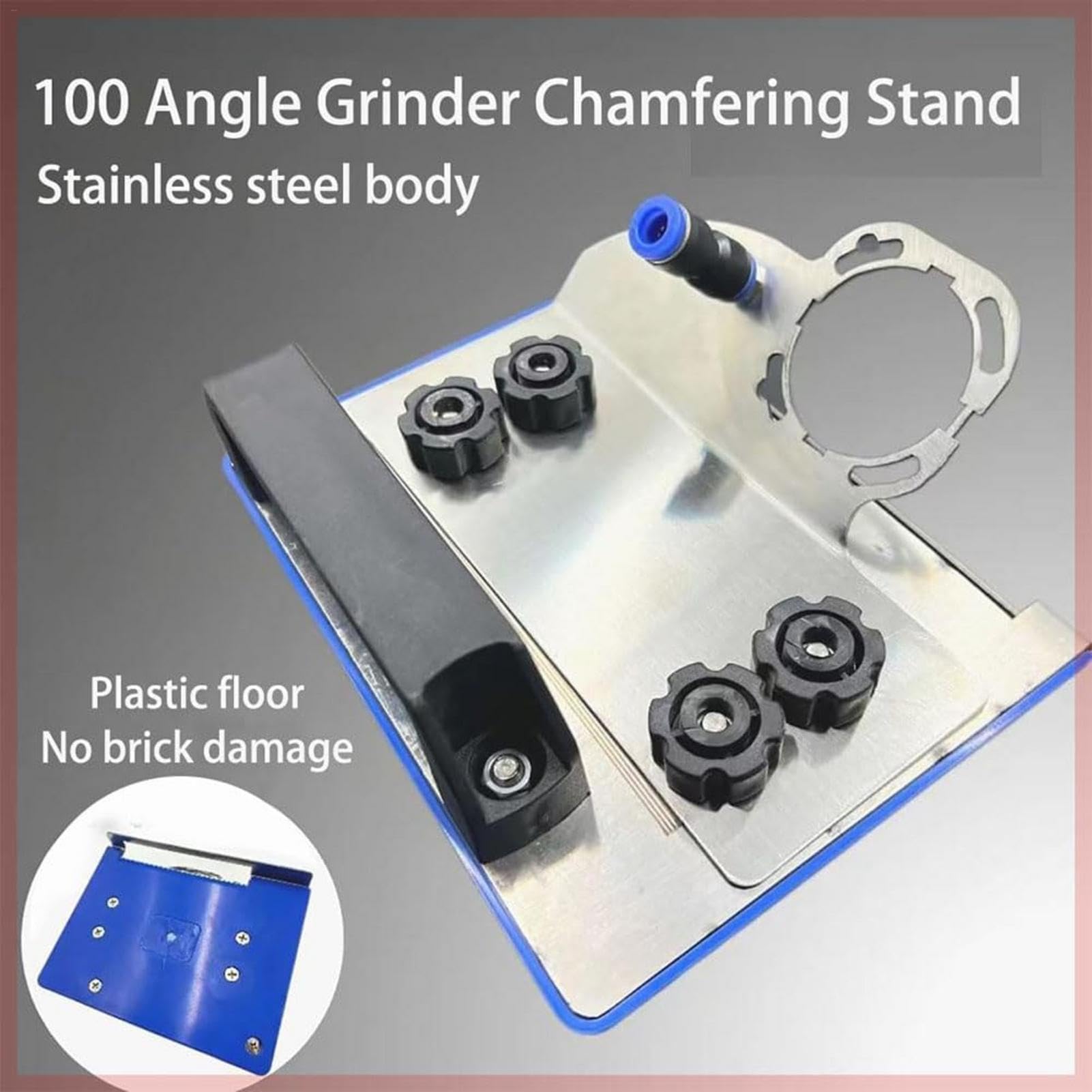 Tile Angle Grinder Stand - 45 Degree Chamfer Cutting Tool, Tile Chamfering Angle Bracket | Angle Grinder Stand Grinder Holder, Angle Grinding Fixed Holder Cutting Bracket for Plastering Carpentry