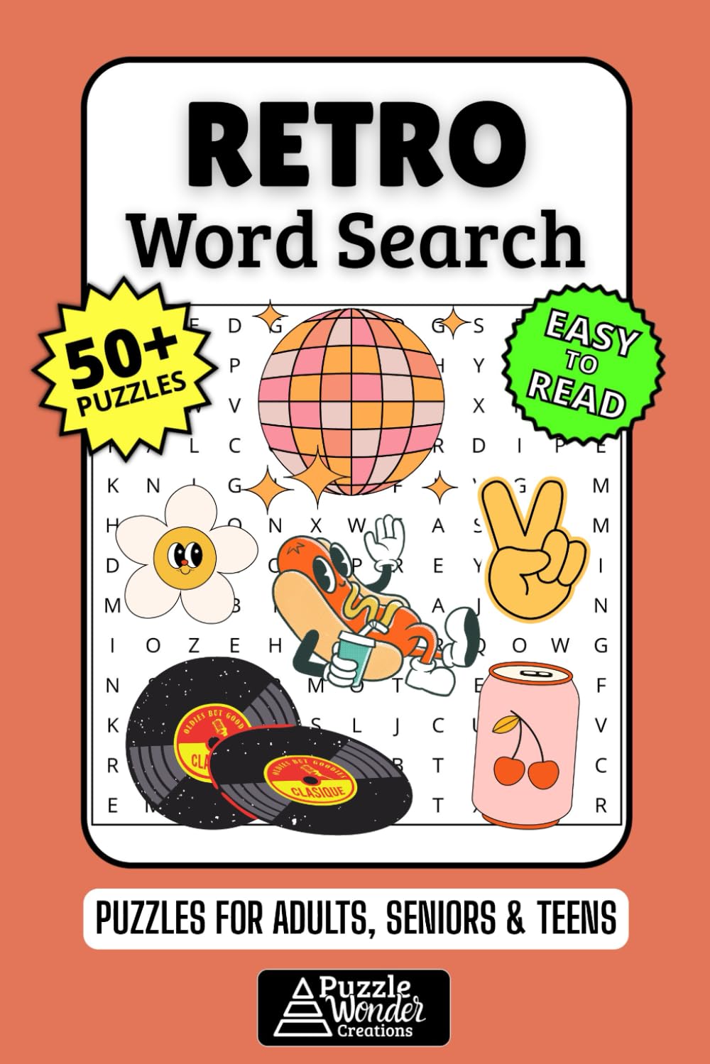 Retro Word Search: 50+ Puzzles on Vintage Pop Culture &