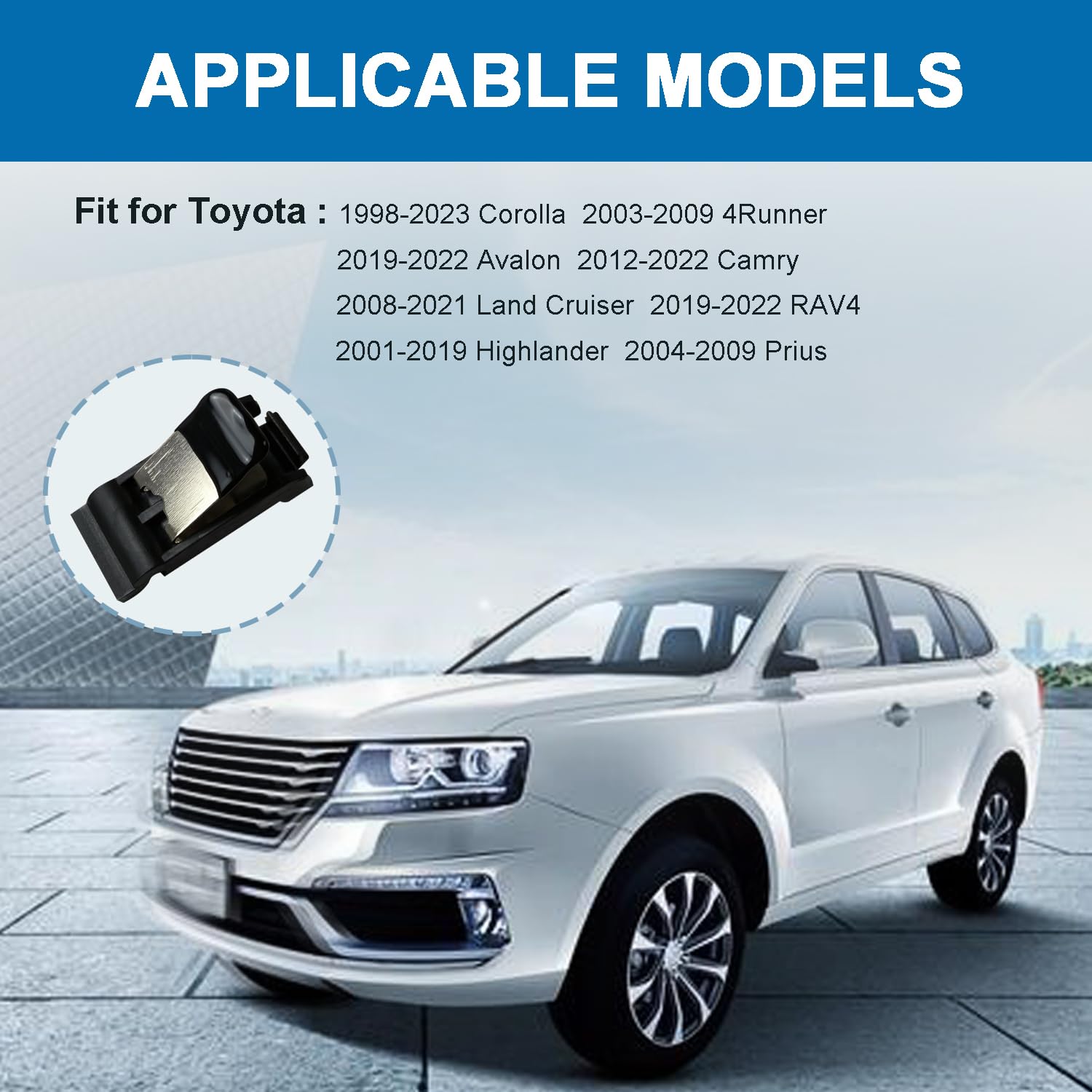 Aazon.co: 2PCS Fuel Door Spring Clip Copatible With Toyota 2019-2022 RAV4 Avalon Cary 2004 - View #8