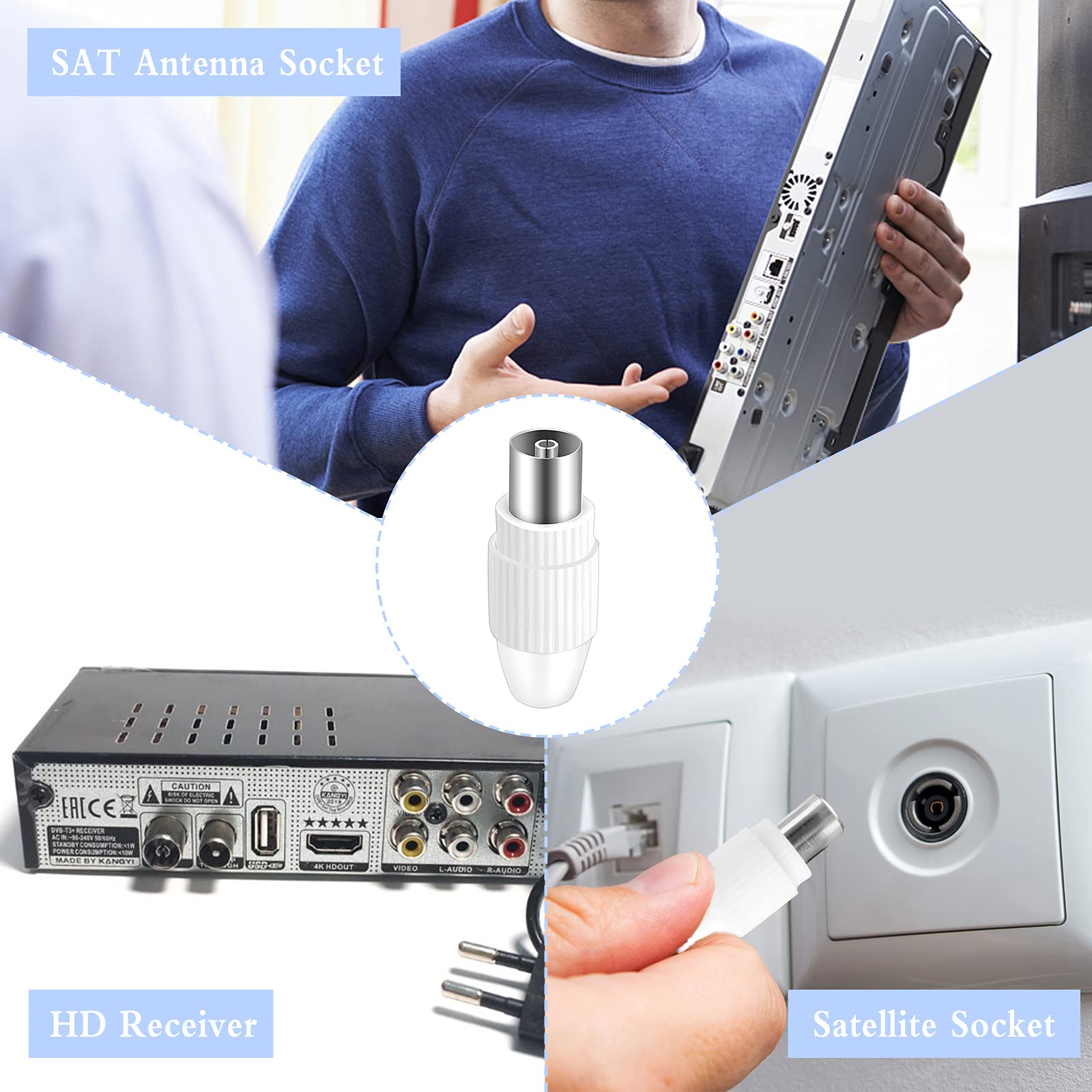 Adaptador Rf De Ángulo Recto Uhf Pl259 Pl-259 Macho A Bnc He | Cuotas Sin Interés