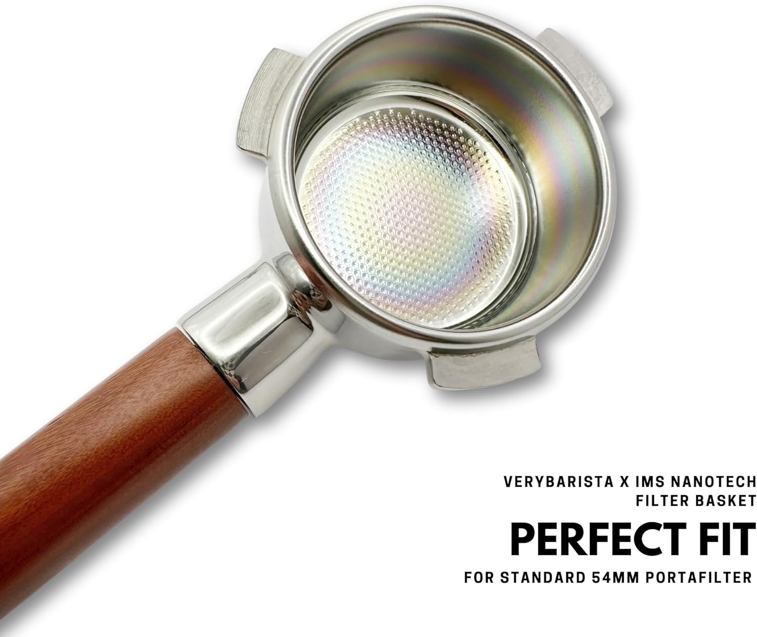 IMS Precision NANOTECH Filter Basket for Verybarista. Rounded Bottom. H26mm - 20g. Made for 54mm Breville, Sage, Solis Espresso Machines - Image 7