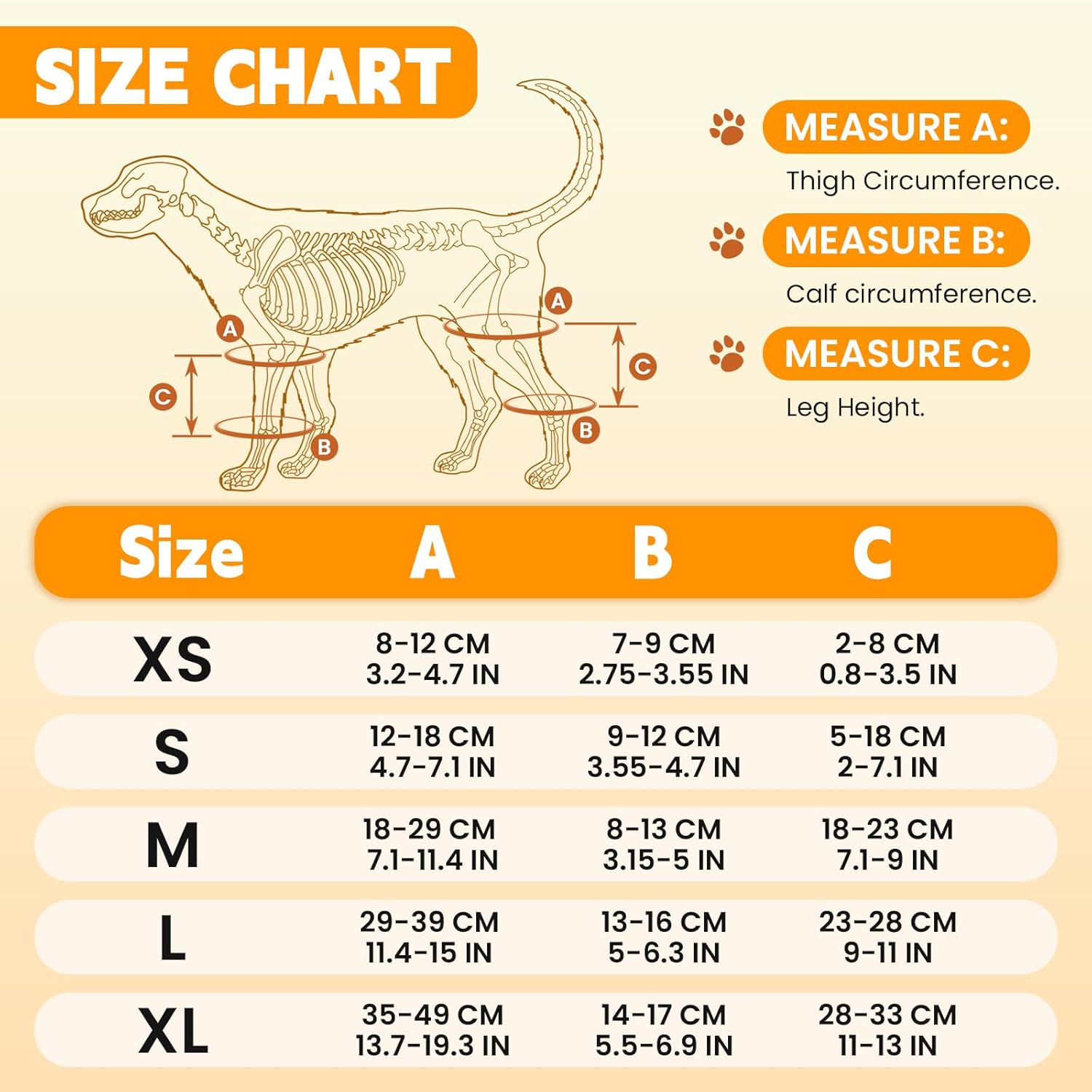 dog knee brace for hind leg – adjustable rear leg support with 2 pp resin bars, helps torn acl, ligament injuries, luxating patella & hip dysplasia recovery for left/right hind leg (s)