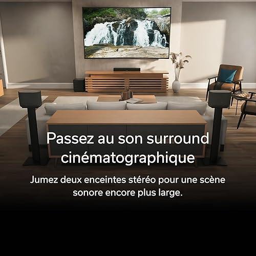 Denon Home 400 Wireless Smart Speaker with Dolby Atmos Music & Built-in Height Speakers, HEOS Multiroom, AirPlay 2 & Bluetooth – High-Resolution Premium Home Audio Speaker - Black - 6