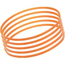 MB520 Standard Sewing Machine Motor Belts - [520mm Girth x 4mm Thickness ] Polyurethane Motor Drive V-Belt for Household Electric Sewing Machine Use, Single Tooth, Orange