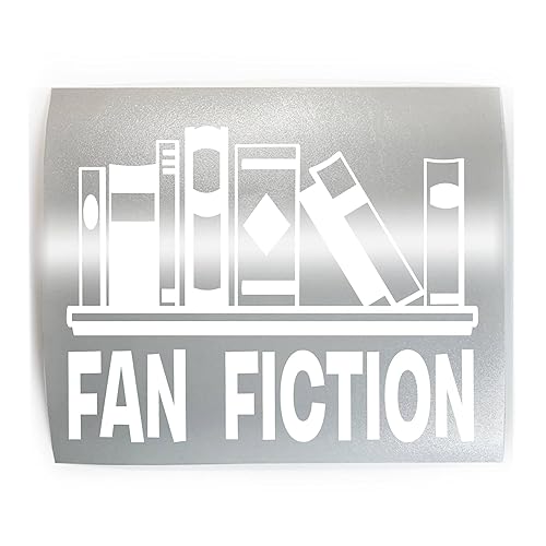 FAN FICTION Book Hobby Reading Novels Read Books - PICK COLOR & SIZE - Decal Sticker A