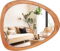 Vista 35 de WallBeyond Espejo asimétrico, espejo de pared irregular, espejos de pared decorativos para dormitorio, sala de estar, entrada, pasillo, espejo