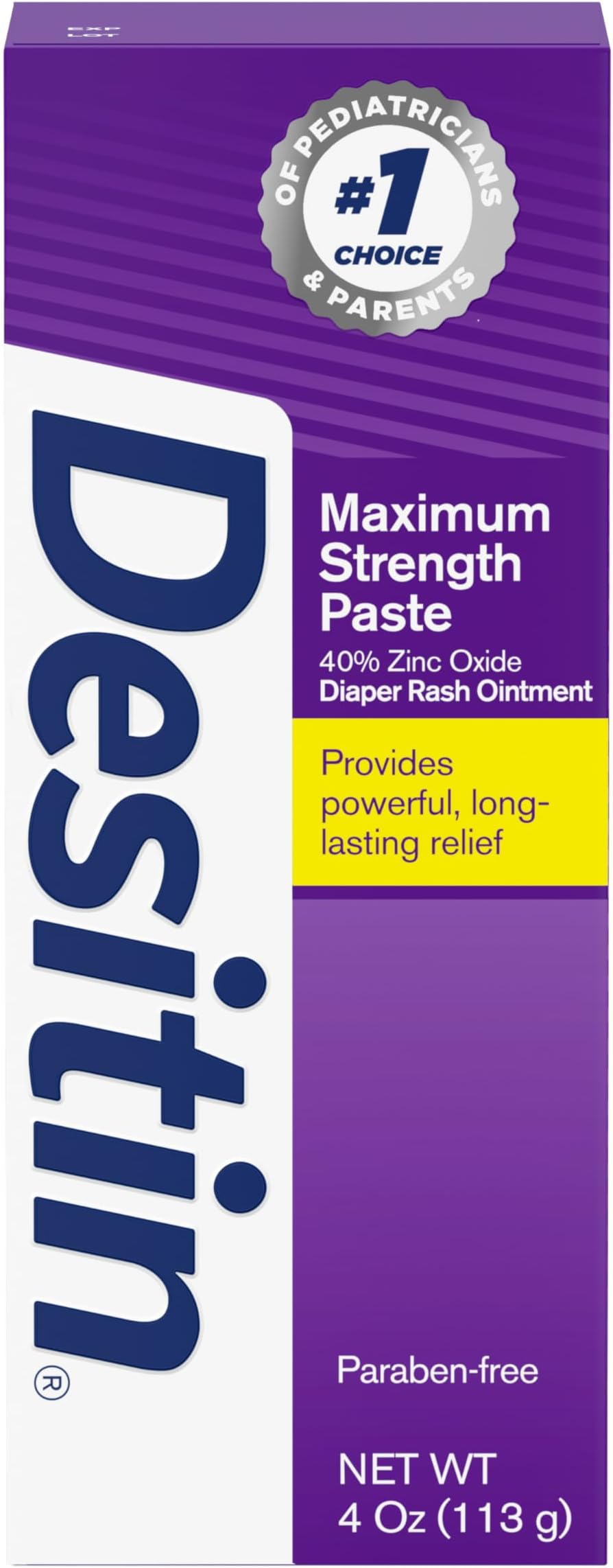 Diaper Rash Maximum Strength Original Paste For Kids 4 Oz