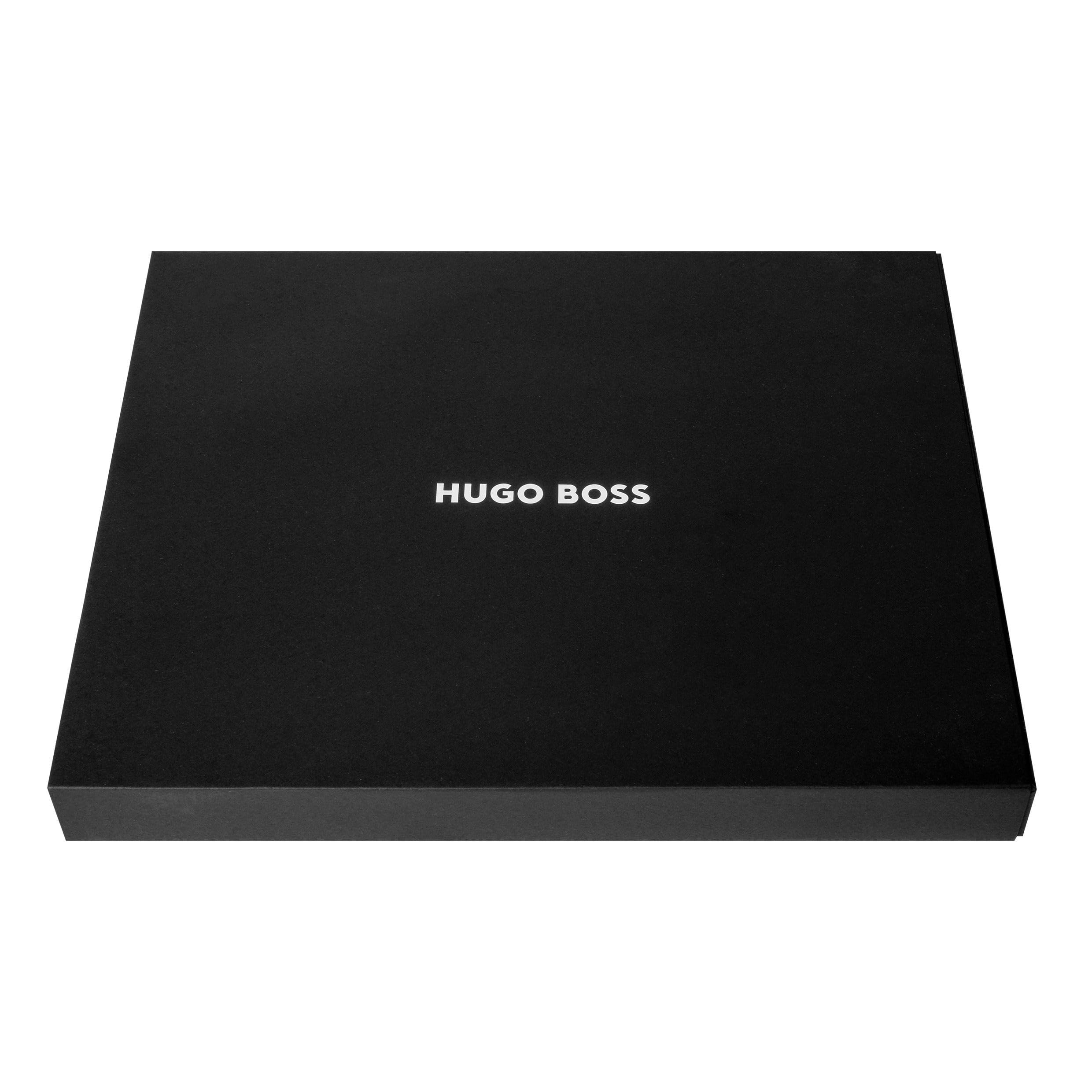 Hugo Boss Cartellina Rigata Nero A4