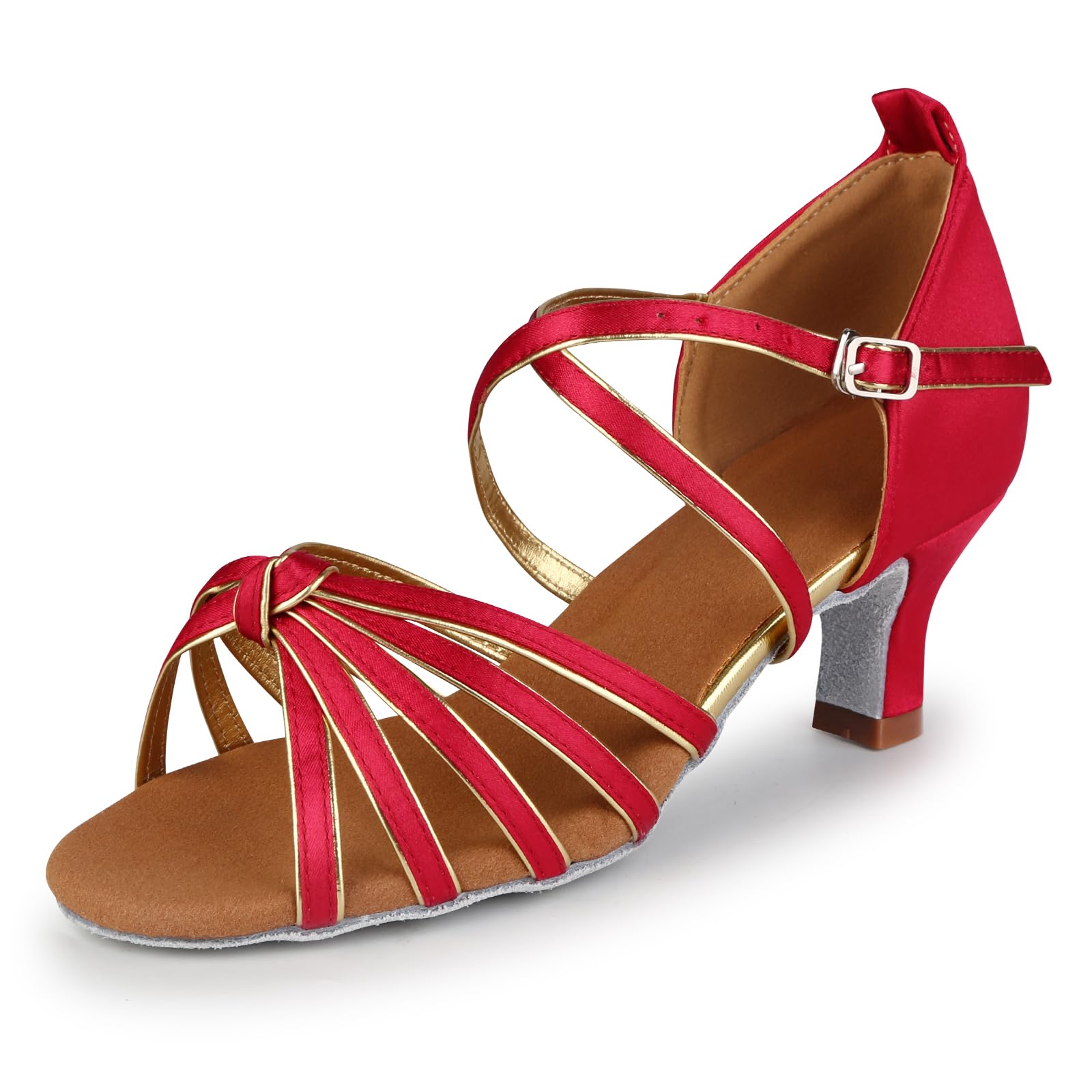 Padgene Scarpe Jazz Donna Scarpe da Ginnastica Lacci Cuscino Traspirante Signore Suole Divise Scarpe da Danza a Camminare Sportive