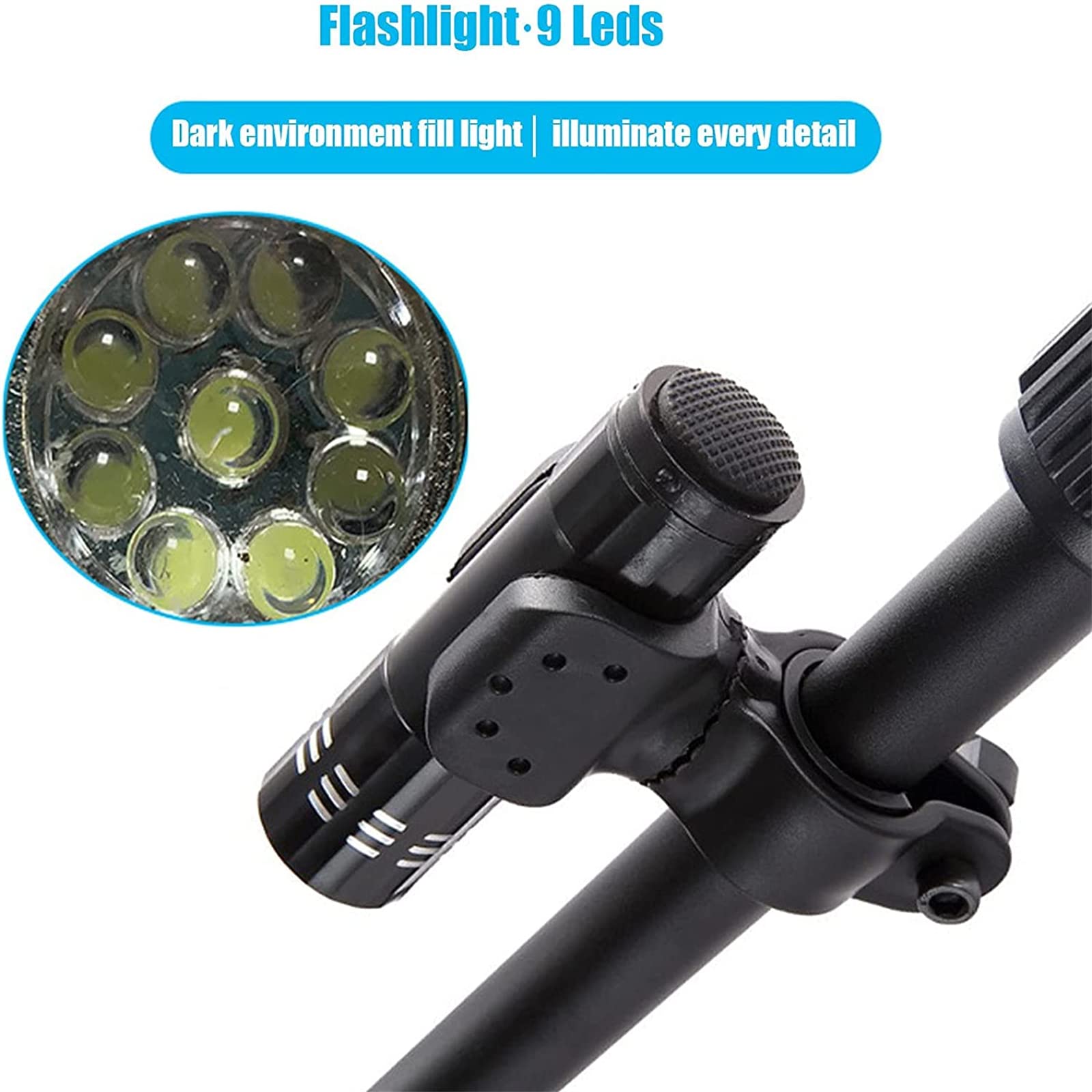 Specchietto di Ispezione Sottoscocca, Specchietto di Sicurezza Telescopico con Specchio da 12 Pollici E Luce LED, Resistente E Facile da Trasportare, Specchietto di