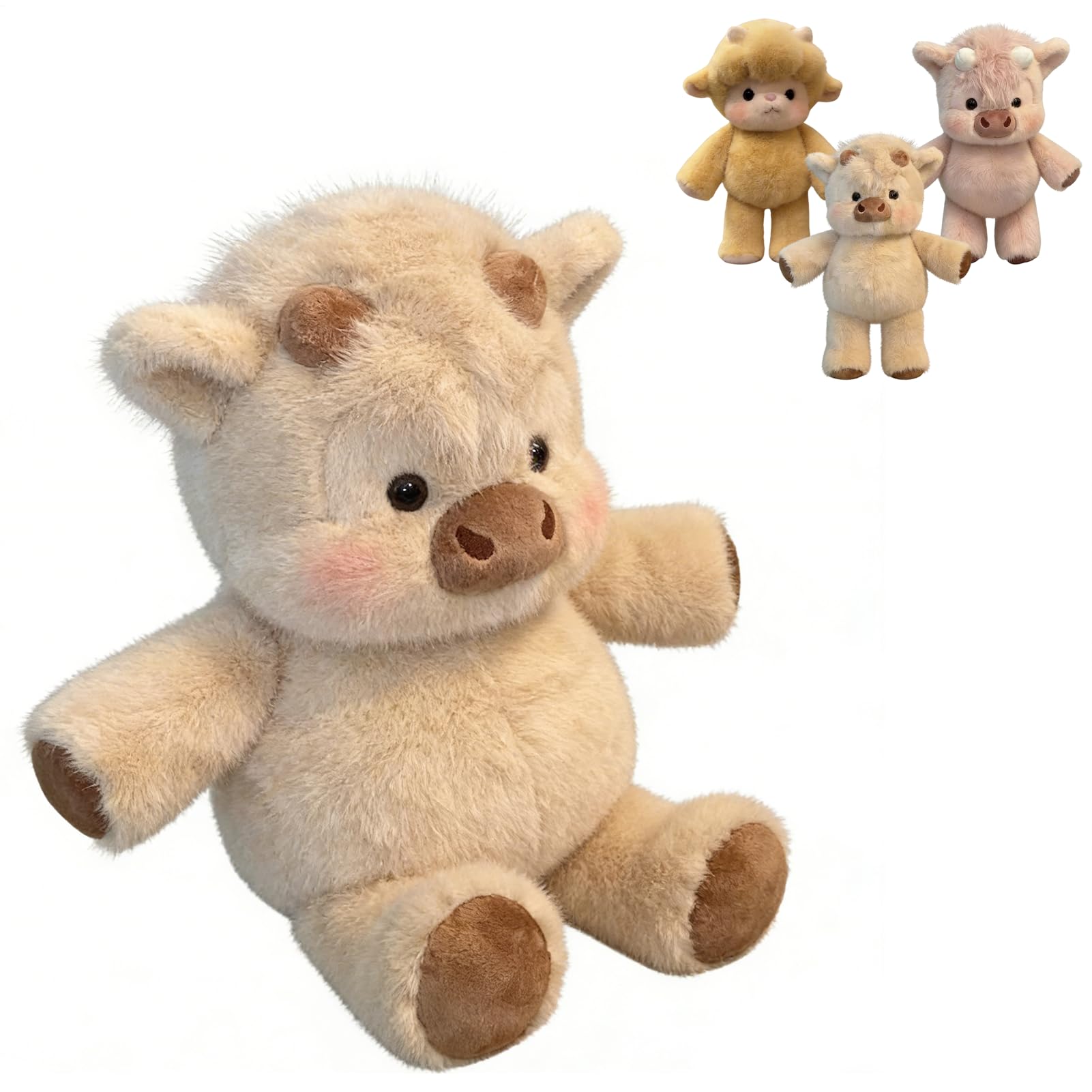 Peluche De j abalís, Peluche De 45 Cm Que Corre, Adorable Oveja De Peluches De Dibujos Animados, Muñeco Coleccionable J abalís Y Oveja De Dibujos Animados, Peluches De Animales Ad orables Para Familia