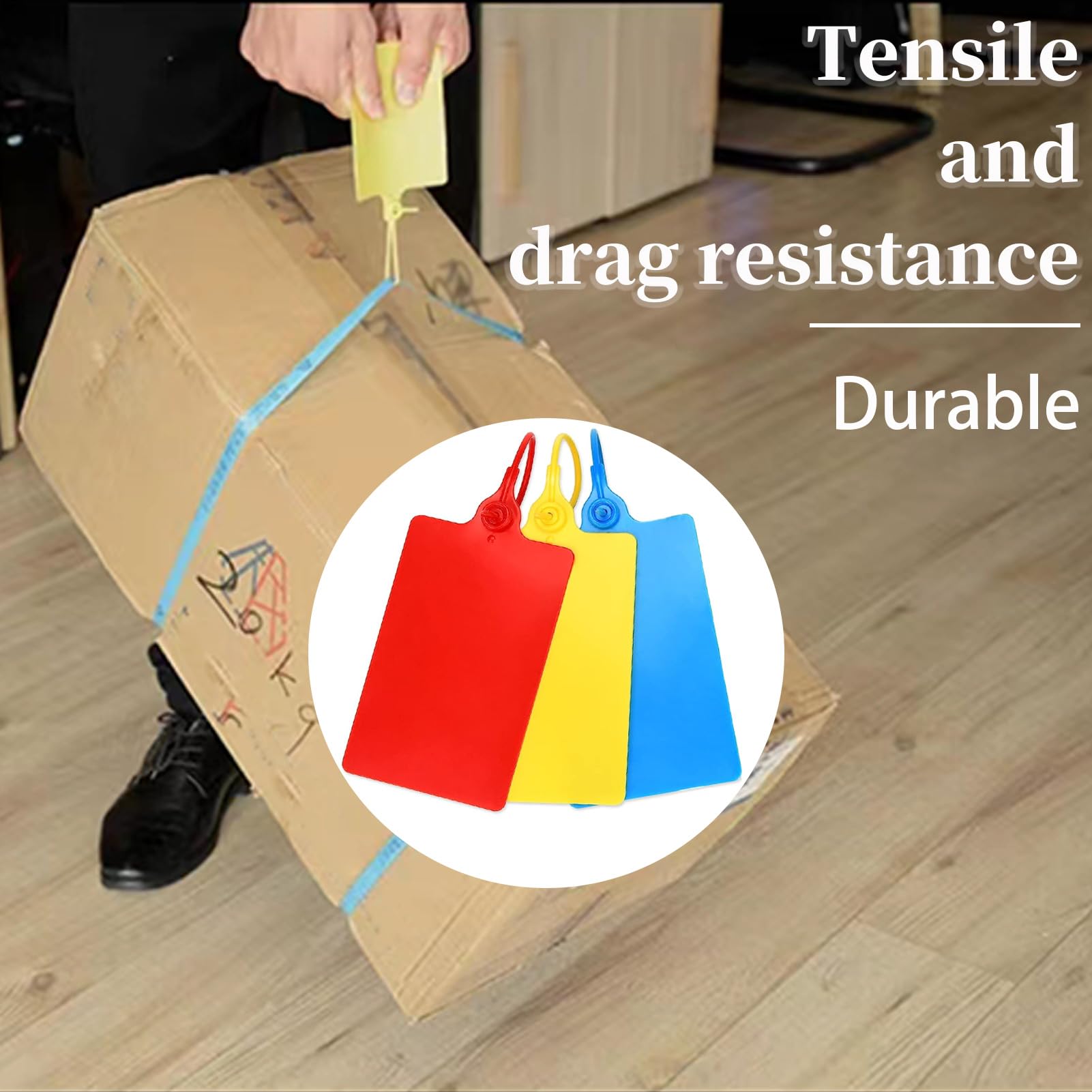 ＊マニア必見！ LABELS AND TAGS Amazon.com : 150 Pcs Plastic Tags Shipping Tags Water Proof
