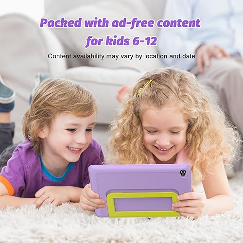 Miniatura 4 de Tableta para niños, tableta Android 15 para niños de 10 pulgadas Octa-Core con funda, tarjeta TF de 64 GB de 1 TB expandible para niños pequeños,