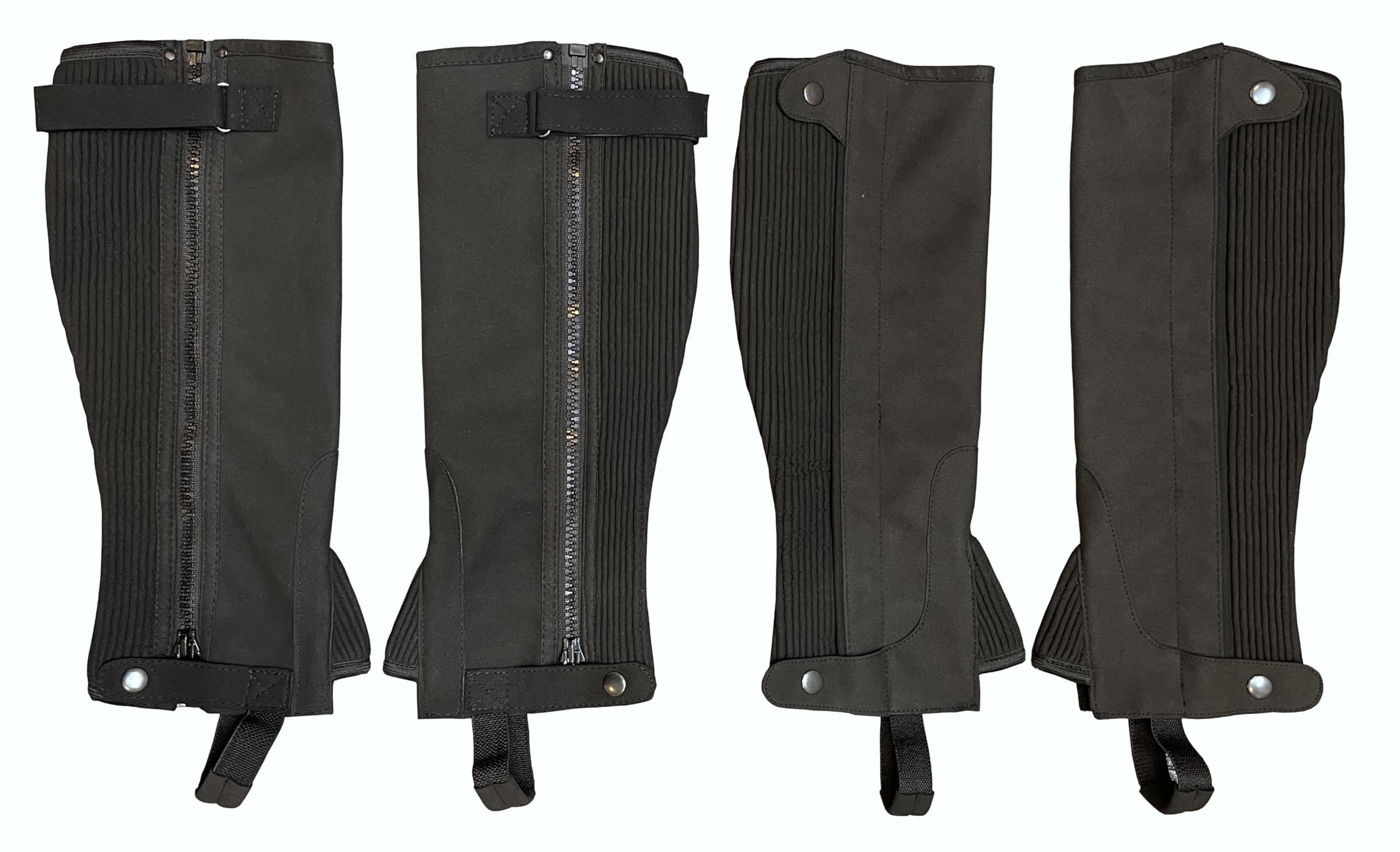 Half Chaps Men Half Chaps Black Amara Equestrian English Riding