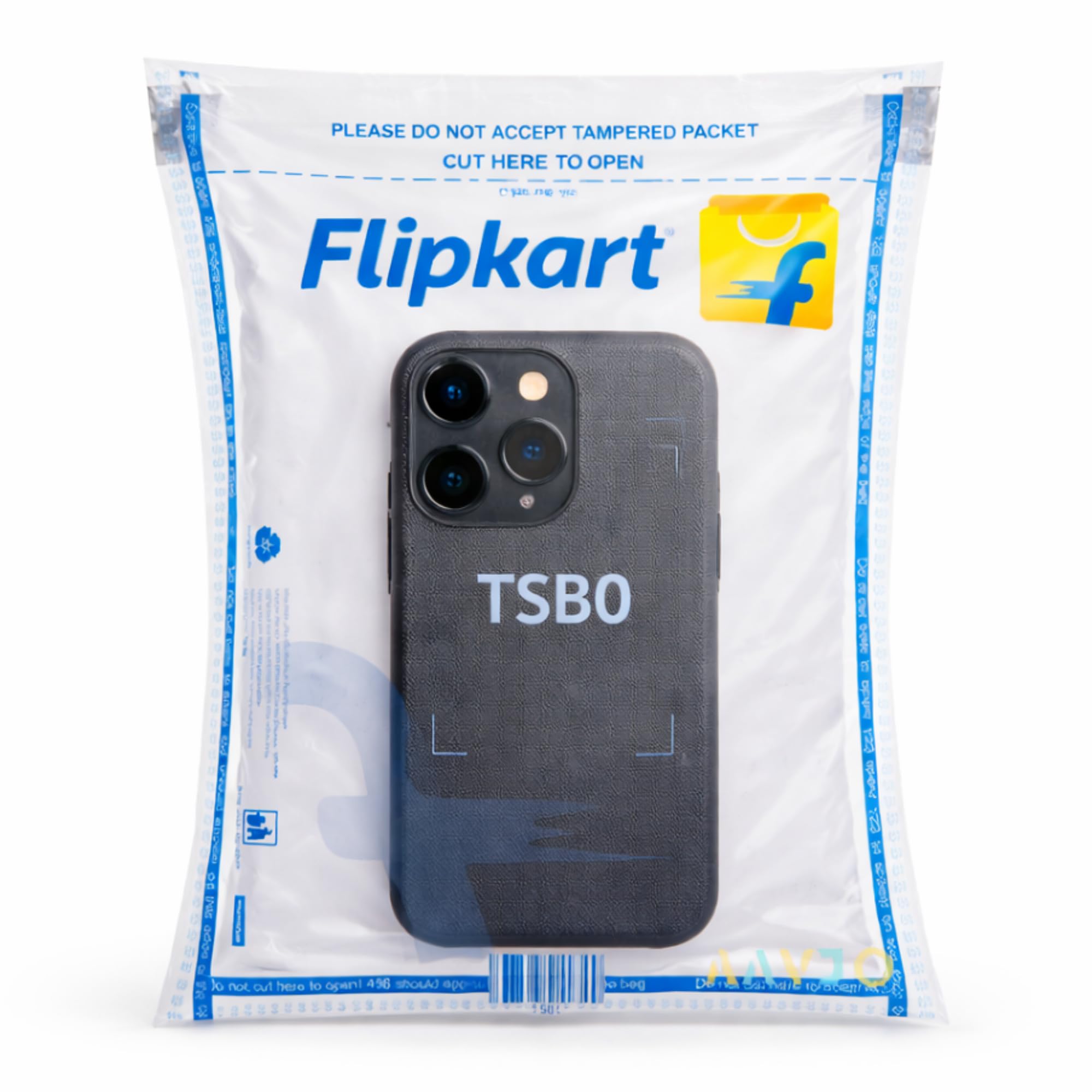Flip Kart Transparent Tamper Proof Printed Courier Bags with Unique Barcode | Shipping Mailer | Packing Material | Self Seal Adhesive Packaging Bag | Poly Bag | Pack of 100 (6.3x7.6" TSB0)-image-16