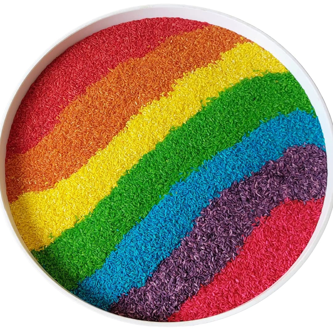 Nish Rainbow Sensory Rice| Sensory Play| Open Ended| Fine Motor Activities (Multi Colored) | Hands on Play (B0BRY34C81) Amazon Price History, Amazon Price Tracker
