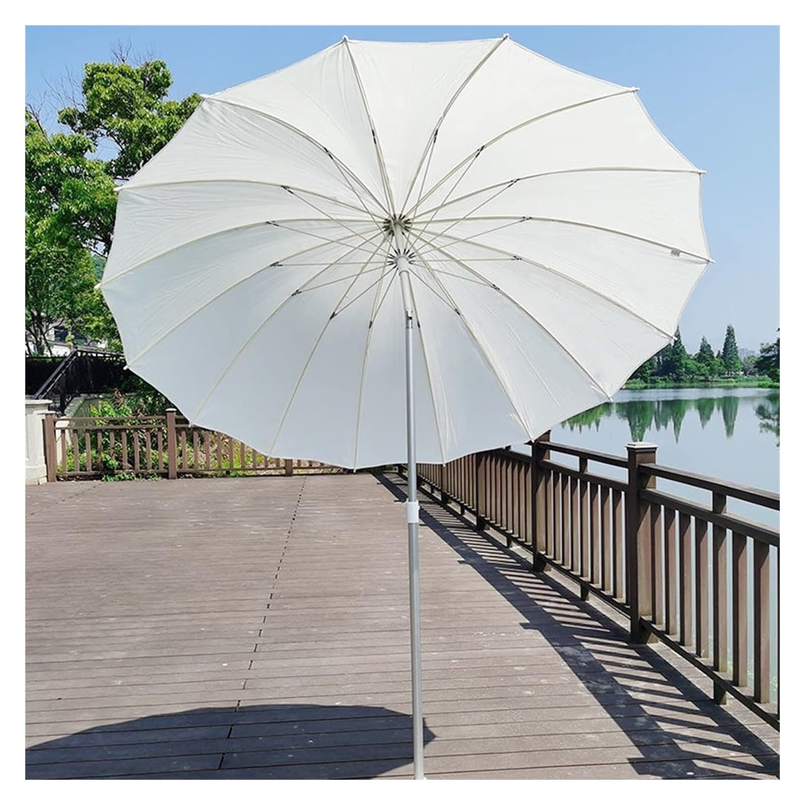 Parasol Tarasowy Parasol Zewnętrzny Ogrodowy Targowy Na Trawnik Podwórku Bez Podstawy Zewnątrz