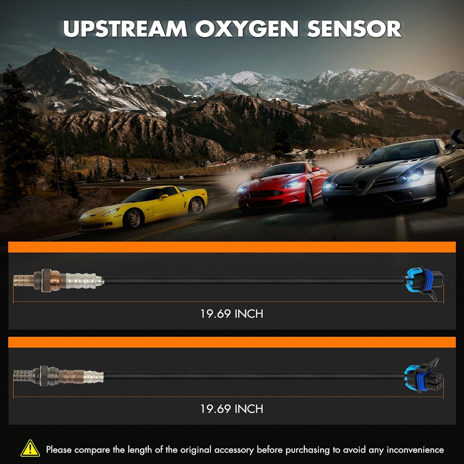 Upstream Oxygen Sensor for Chevrolet for Camaro 1998-2002 for Pontiac for Firebird 1998-2002, SG277 13444 O2 Sensor