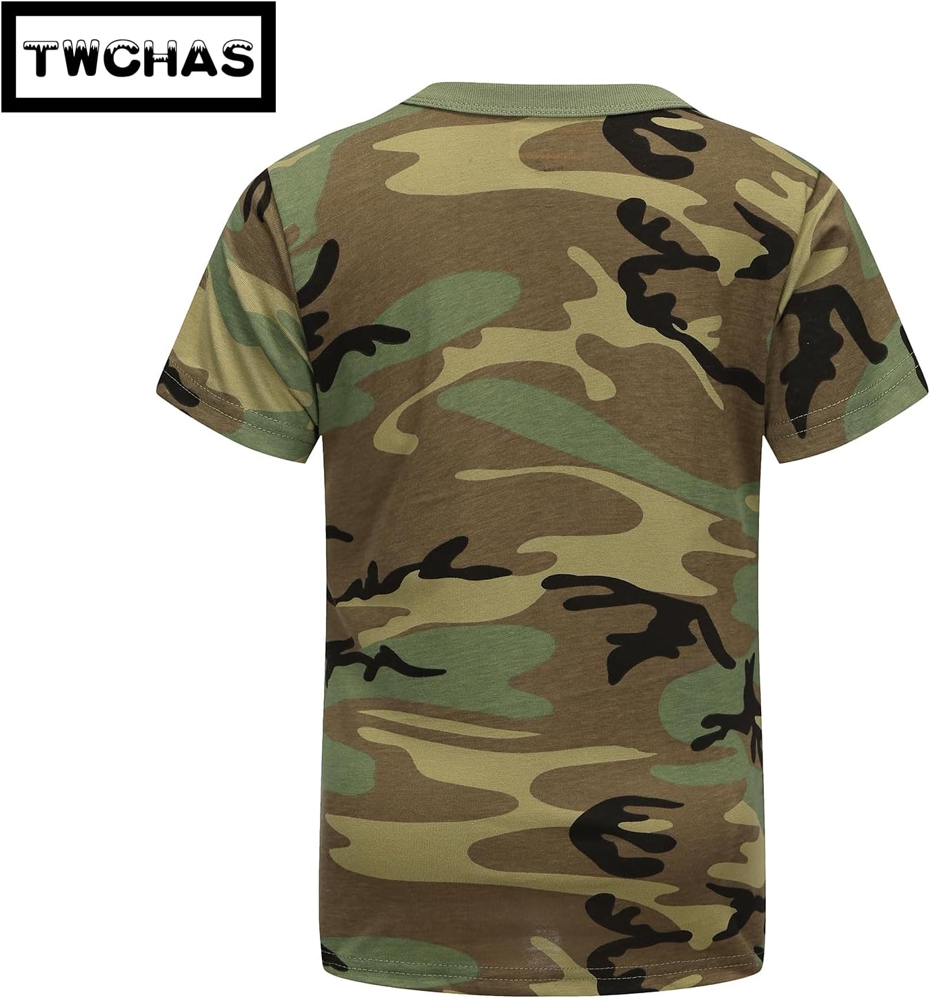 Kids Camo T-Shirt, Lightweight and Breathable Summer Camo T-Shirt for Outdoor Play, Adventure and Everyday Comfort - Image 4