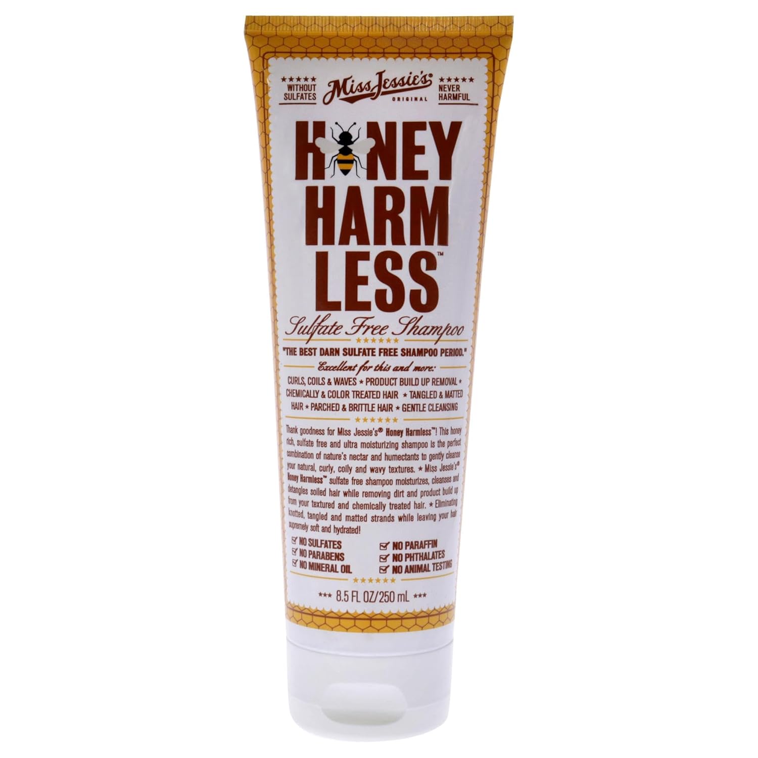 Miss Jessie's Honey Harm Less Unisex Shampoo 8.5 oz (Pack of 3)