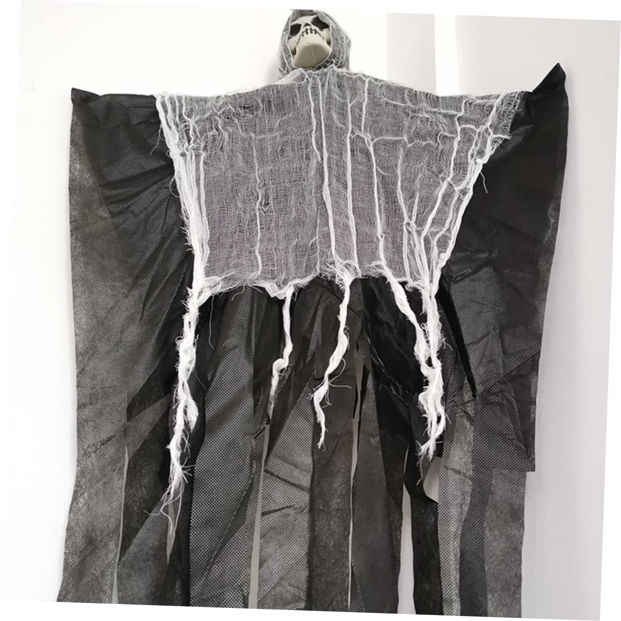 Ciieeo 3 Pezzi Dolcetto O Scherzetto Halloween Fantasmi Appesi Teschio Scheletro Puntelli Fantasma Silenzioso Nero Per Decorazioni Per Finestre Esterne