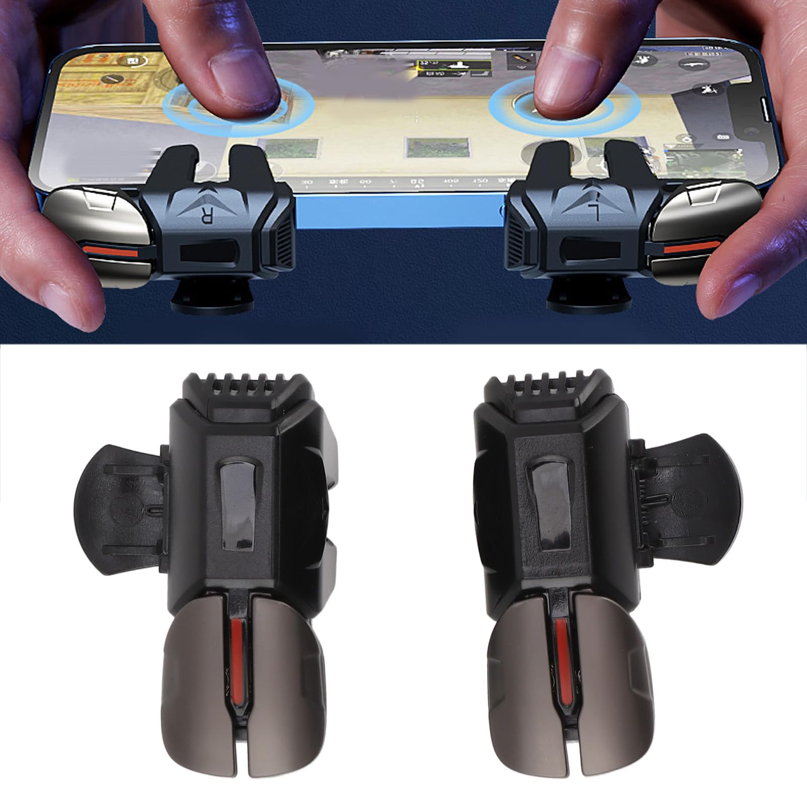 Denash Gaming Mobile-Trigger 6 -Finger Link Game Controller