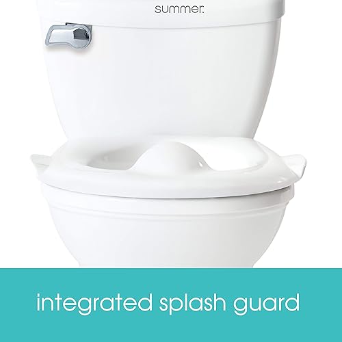 Miniatura 6 de Summer My Size Potty with Transition Ring  Storage White  Realistic Potty Training Toilet  Features Interactive Toilet Handle Removable Potty Topper