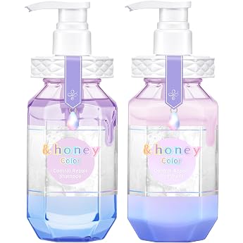 ＆honey (アンドハニー) Color Control Repair Shampoo & Treatment Pair Set 440ml | Gift Set