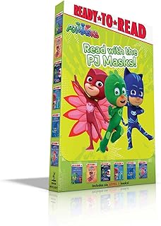 Read with the PJ Masks! (Boxed Set): Hero School; Owlette and the Giving Owl; Race to the Moon!; PJ Masks Save the Library!; Super Cat Speed!; Time to Be a Hero