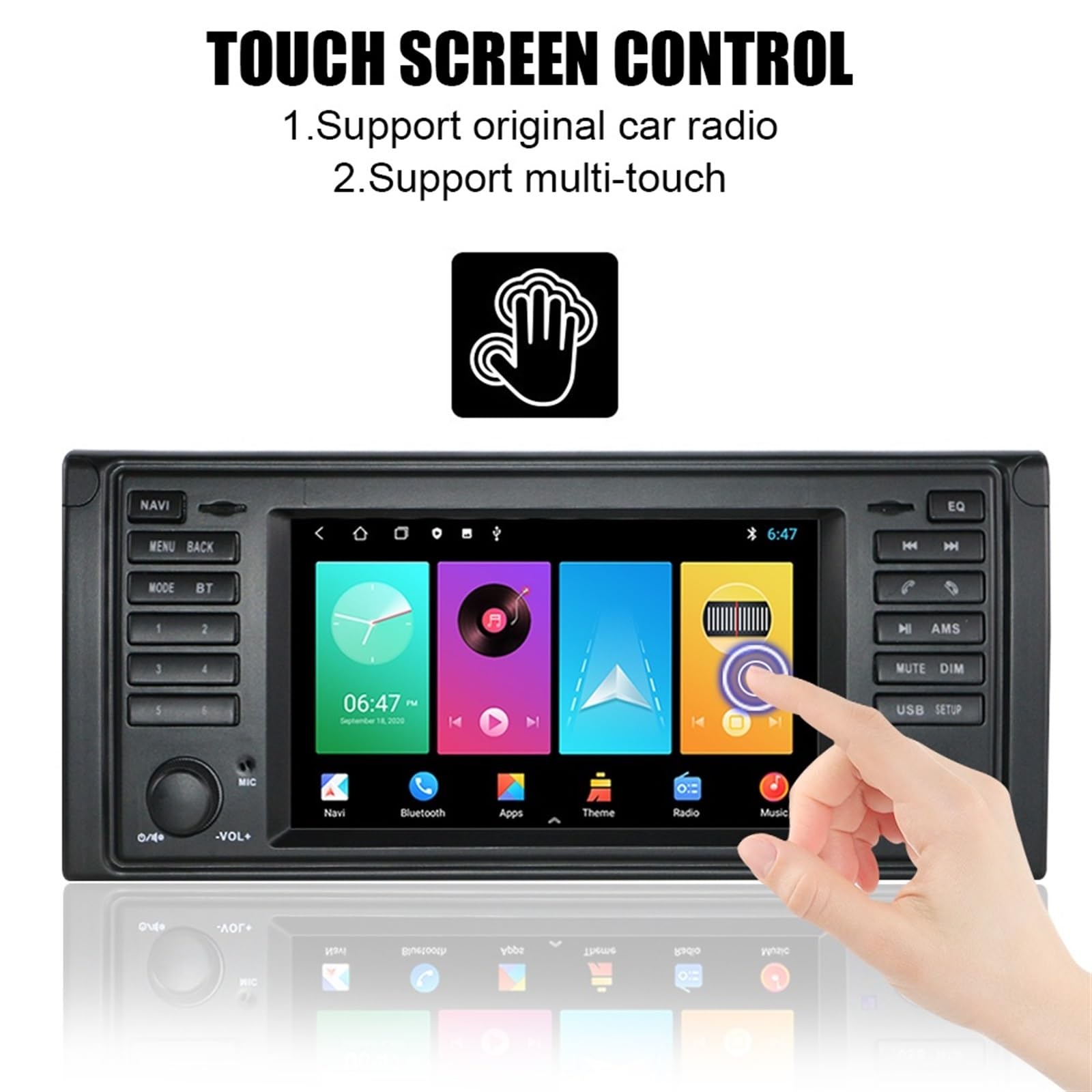 Nawigacja satelitarna Auto Audio Nawigacja GPS Nadawca FM(2G 32G DVR)