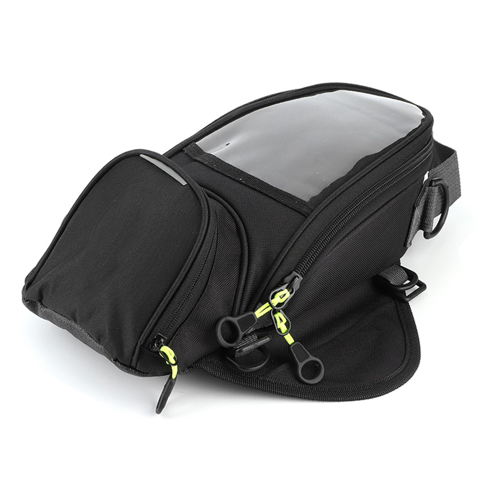 Bediffer Motociclo Borse serbatoio, del motore del motociclo, borsa del serbatoio del carburante impermeabile Borsa sella di navigazione magnetica Zaino grande con finestra trasparente
