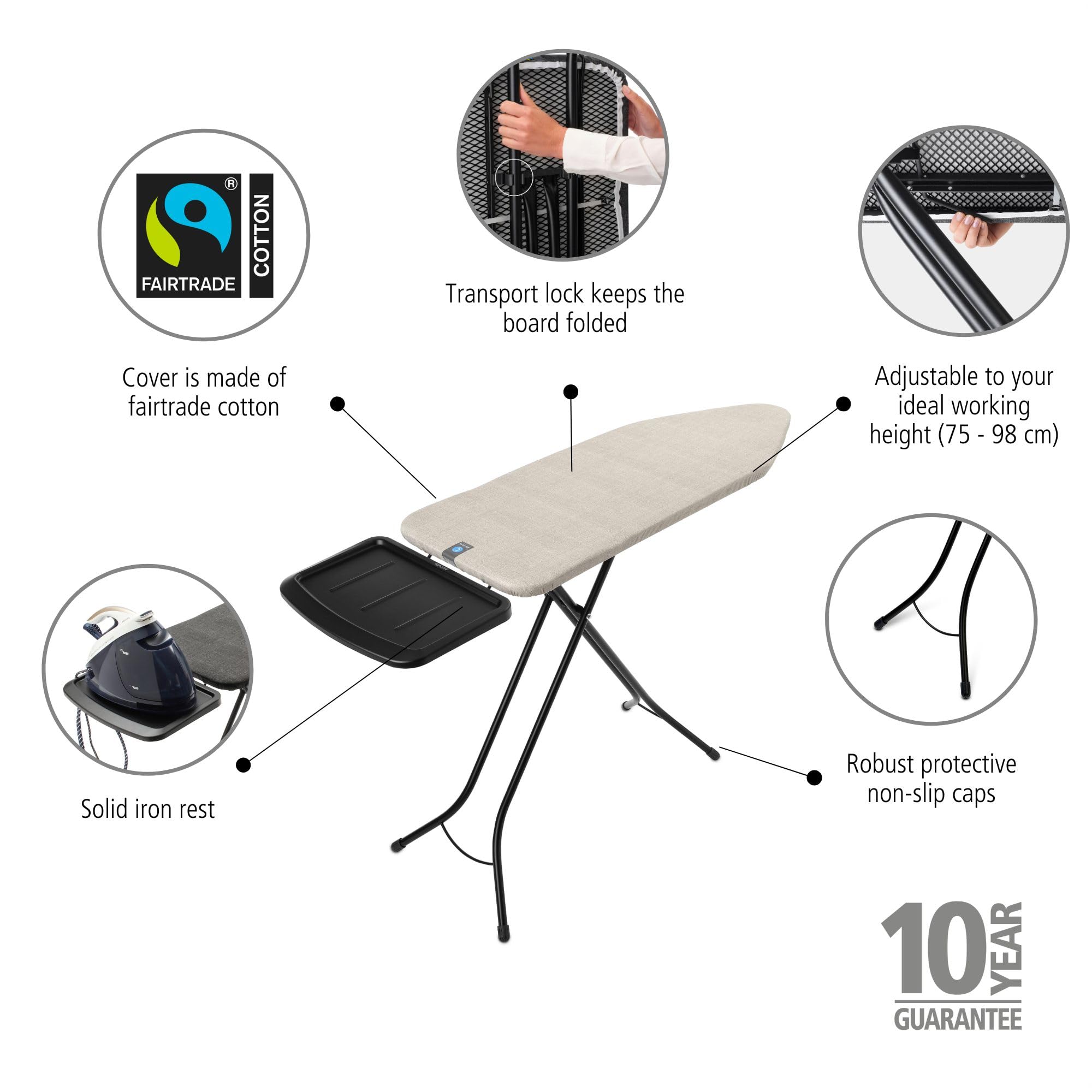 Amazon.com - Brabantia - Ironing Board C - Extra Large Steam Unit