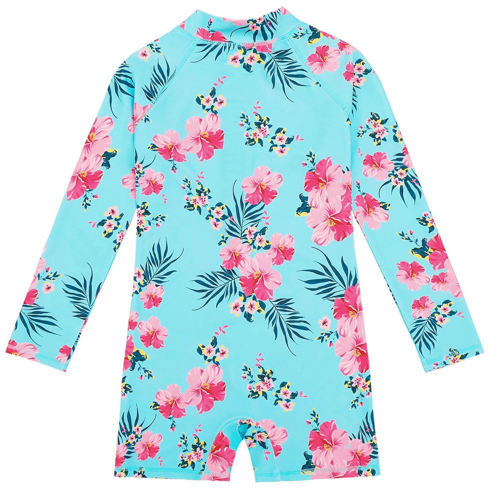 Kleinkind Mädchen Langarm Druck Strand Baden Baby Mädchen Badeanzug 2 Jahr