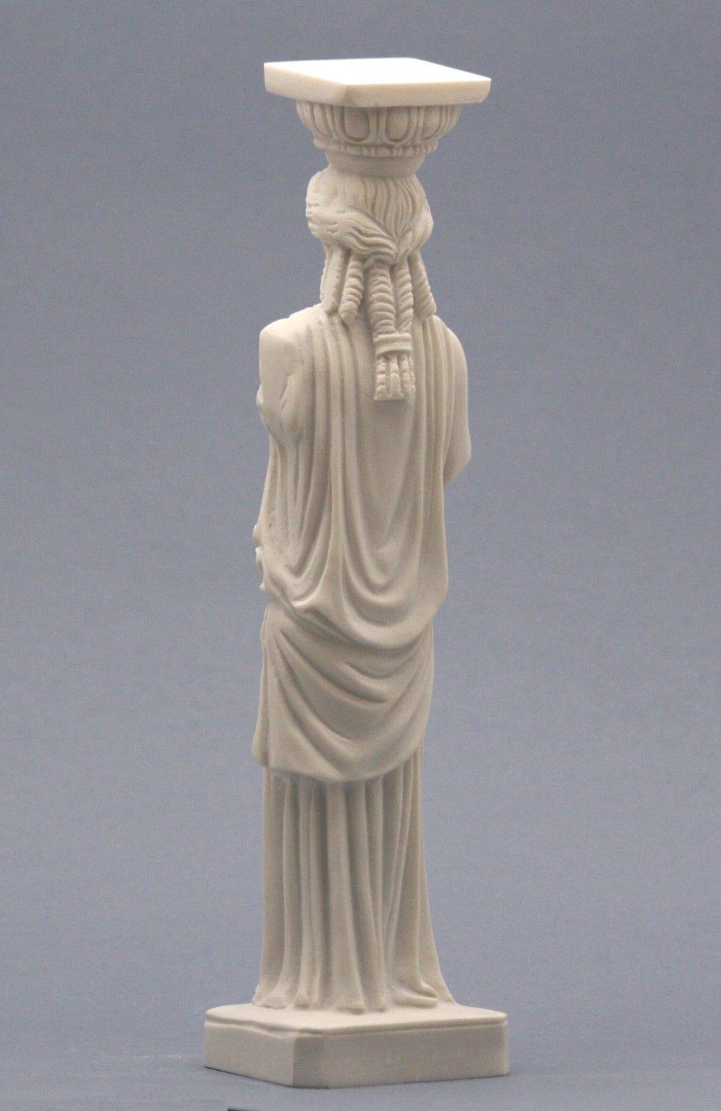 Caryatid Erechtheion Acrópolis Atenas figura femenina escultura de la estatua griega