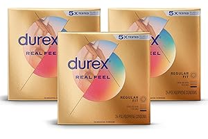 Avanti Bare RealFeel Durex Non Latex Condoms, 72 Count