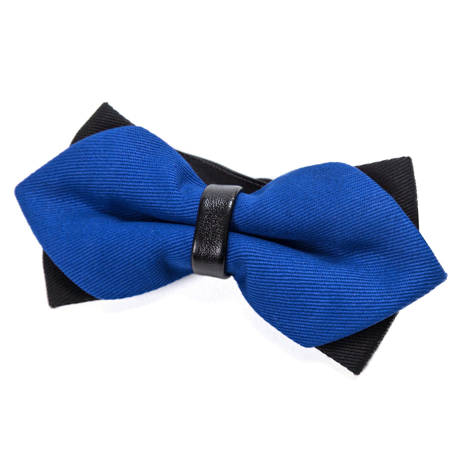 DonDon Herren Fliege Schleife – Retro Look, Blau