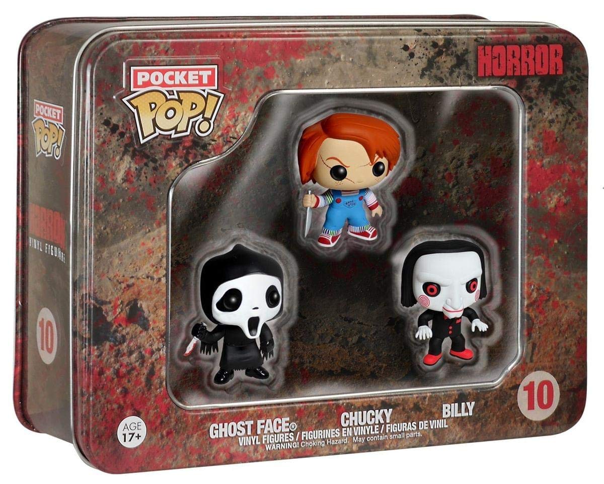 Amazon.com: Funko Pocket POP: Horror - Ghostface, Chucky, Billy