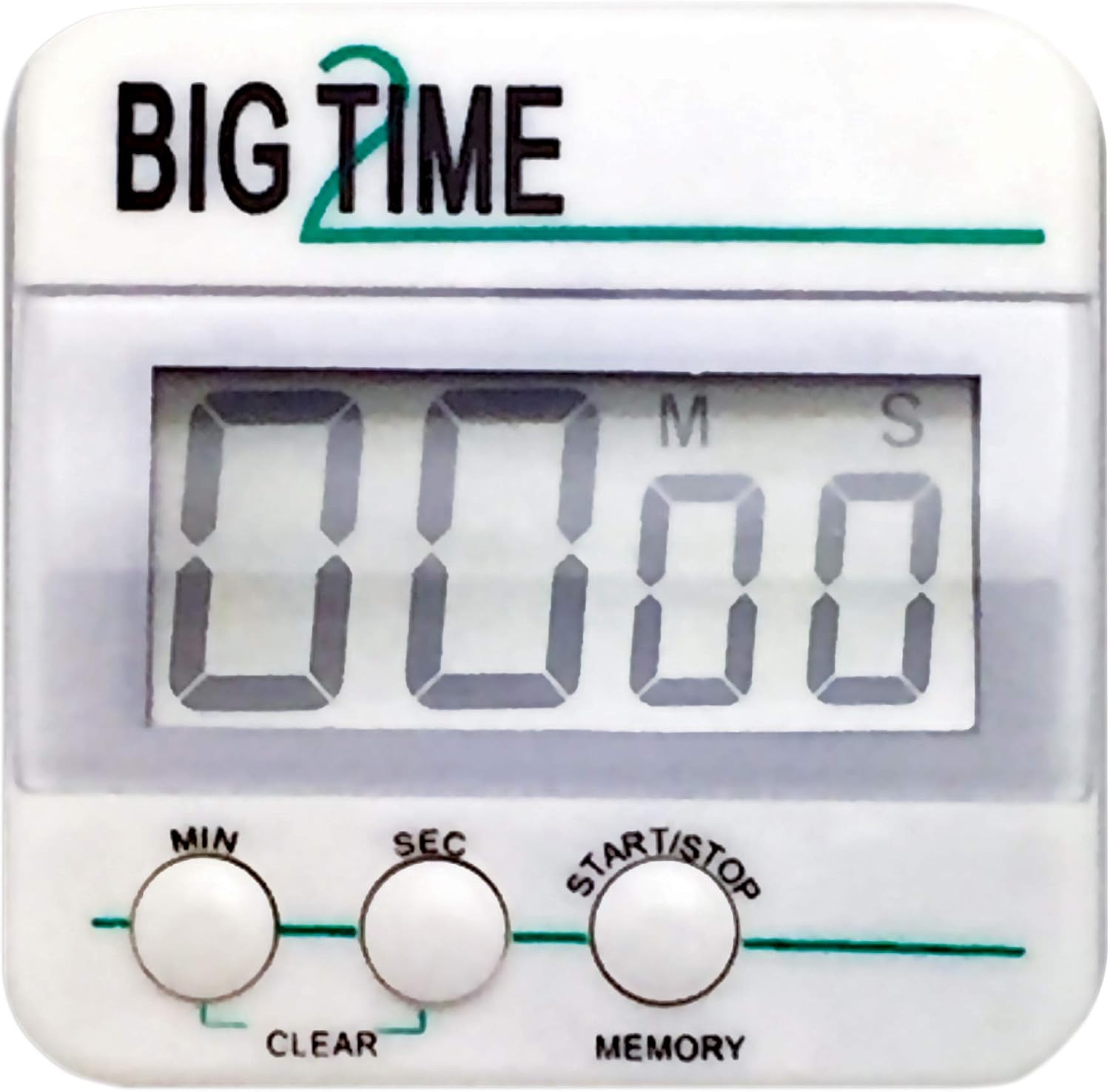 Ashley Productions Magnetic Digital Timer Black/White (102100)