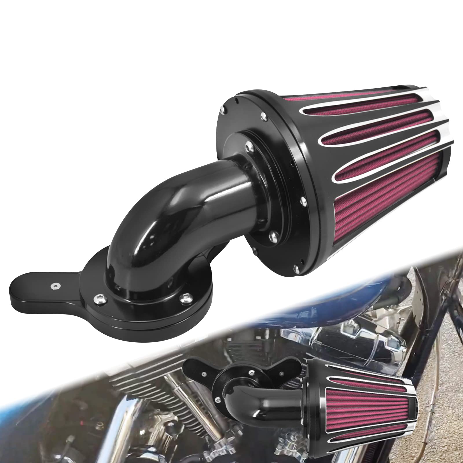 Amazon | HCmotorku Motorcyle エアフィルター エアクリーナー 90