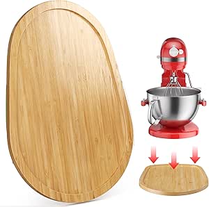 GuanQiao Food-Grade Bamboo Mixer Slider: For KitchenAid 5-8 Qt Bowl Lift Stand Mixer