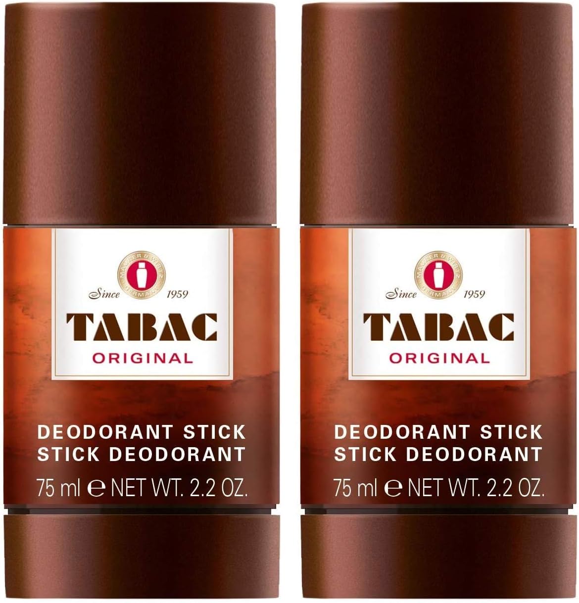 Mens Gents Deodorant Stick 75ml 2 Pack