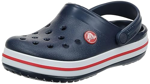 crocs Unisex-Adult Crocband Clog K Navy/Red