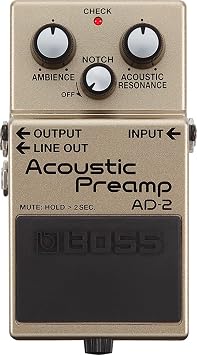 BOSS AD-2 Natural Acoustic Preamp Guitar Pedal