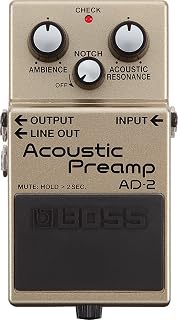 BOSS AD-2 Natural Acoustic Preamp Guitar Pedal