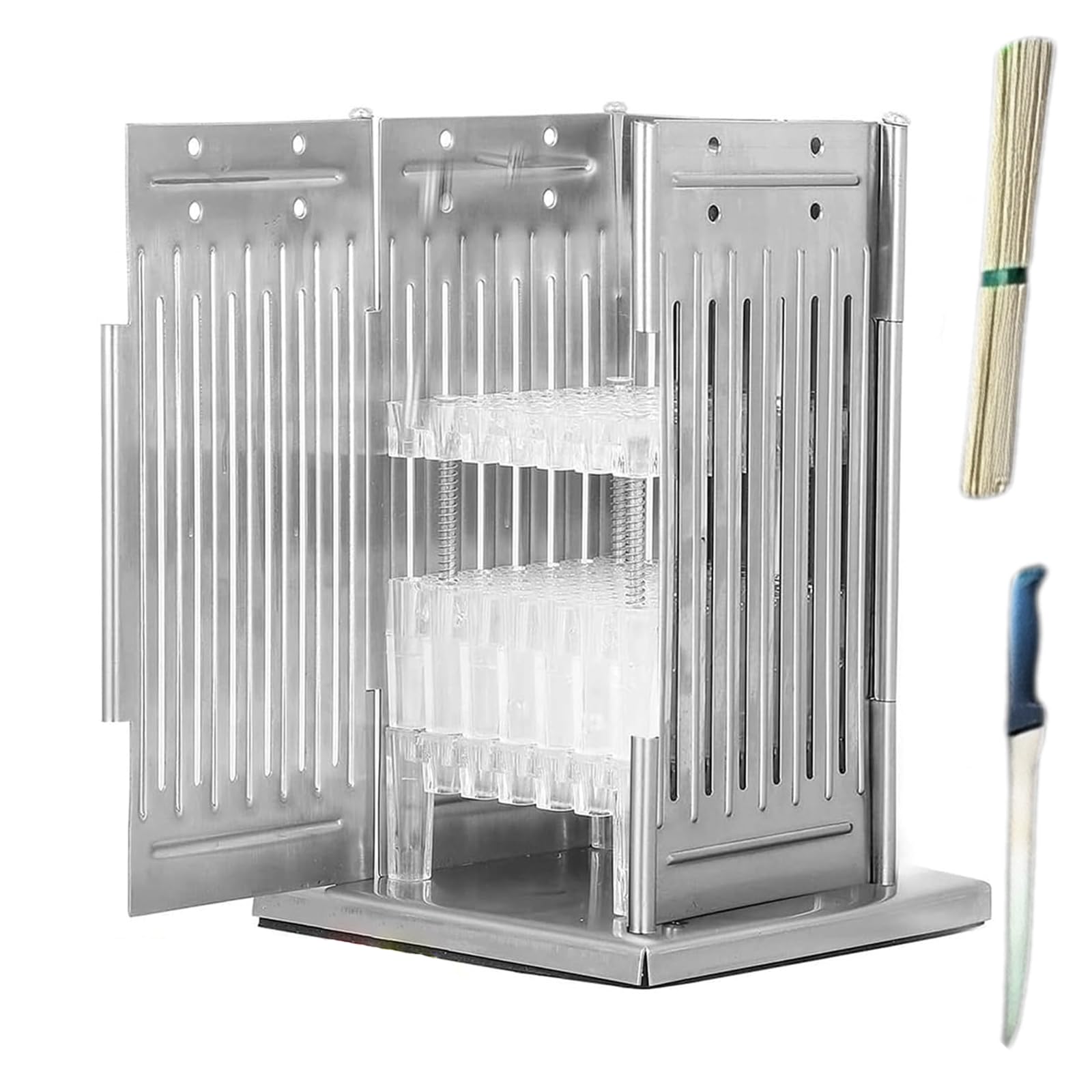 Machine à brochettes de viande inox pour vos barbecues