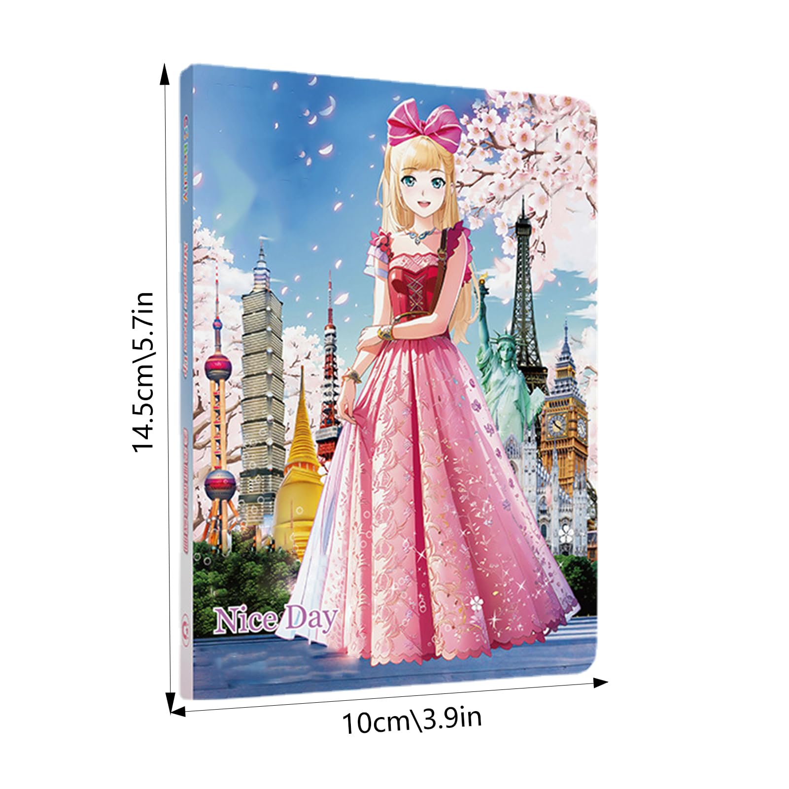 Livre d'activités d'habillage, Puzzle de poupées magnétiques créatives à Habiller, Livre d'activités d'habillage de Princesse, Livre d'habillage de Design de Mode réutilisable pour Ensemble