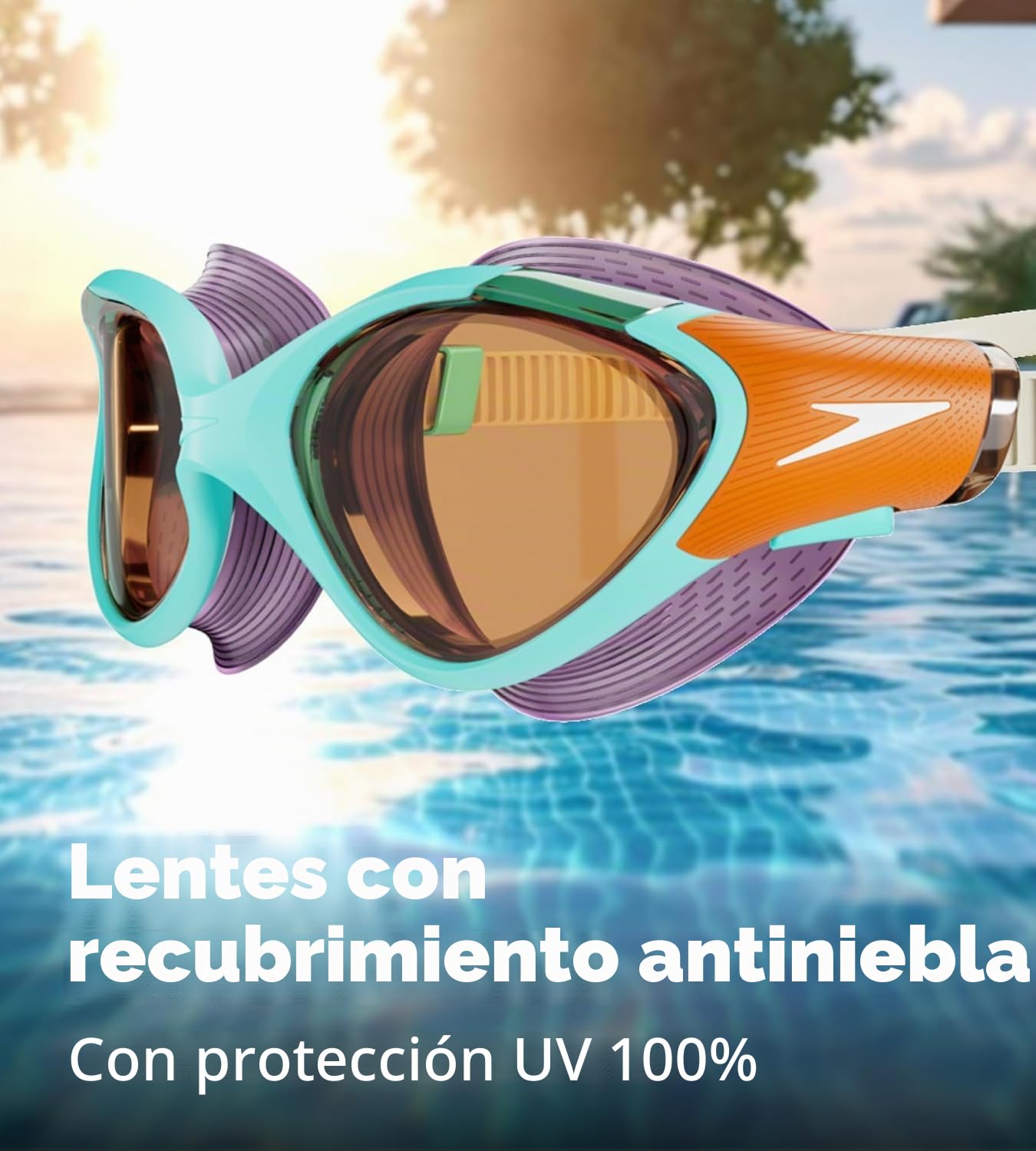 Speedo Gafas de Natación Biofuse 2.0 Mujer Antivaho Ajuste Cómodo