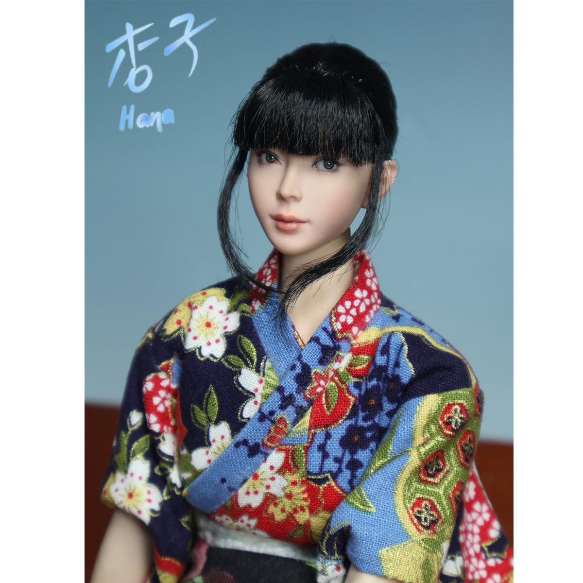 HiPlay 1/6 Asian Beauty Hana mit beweglichen Augen Kopfskulptur (Ver.A) Zubehör für 12-Zoll-Actionfigur