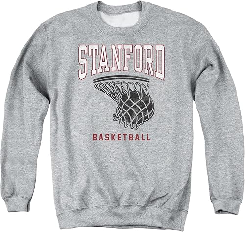 Miniatura 2 de LOGOVISION Stanford University - Sudadera unisex con cuello redondo para adultos Negro,Athletic Heather,https://www.amazon.com/dp/undefined