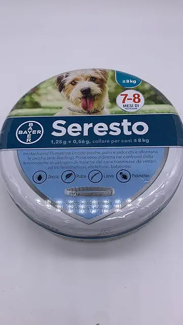 Seresto Collare Antiparassitario per Cani Piccola Taglia Fino a 8kg